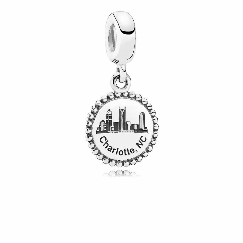 Pandora Charlotte Dangle Charm NZ Sale, Sterling Silver (702391-EYG)